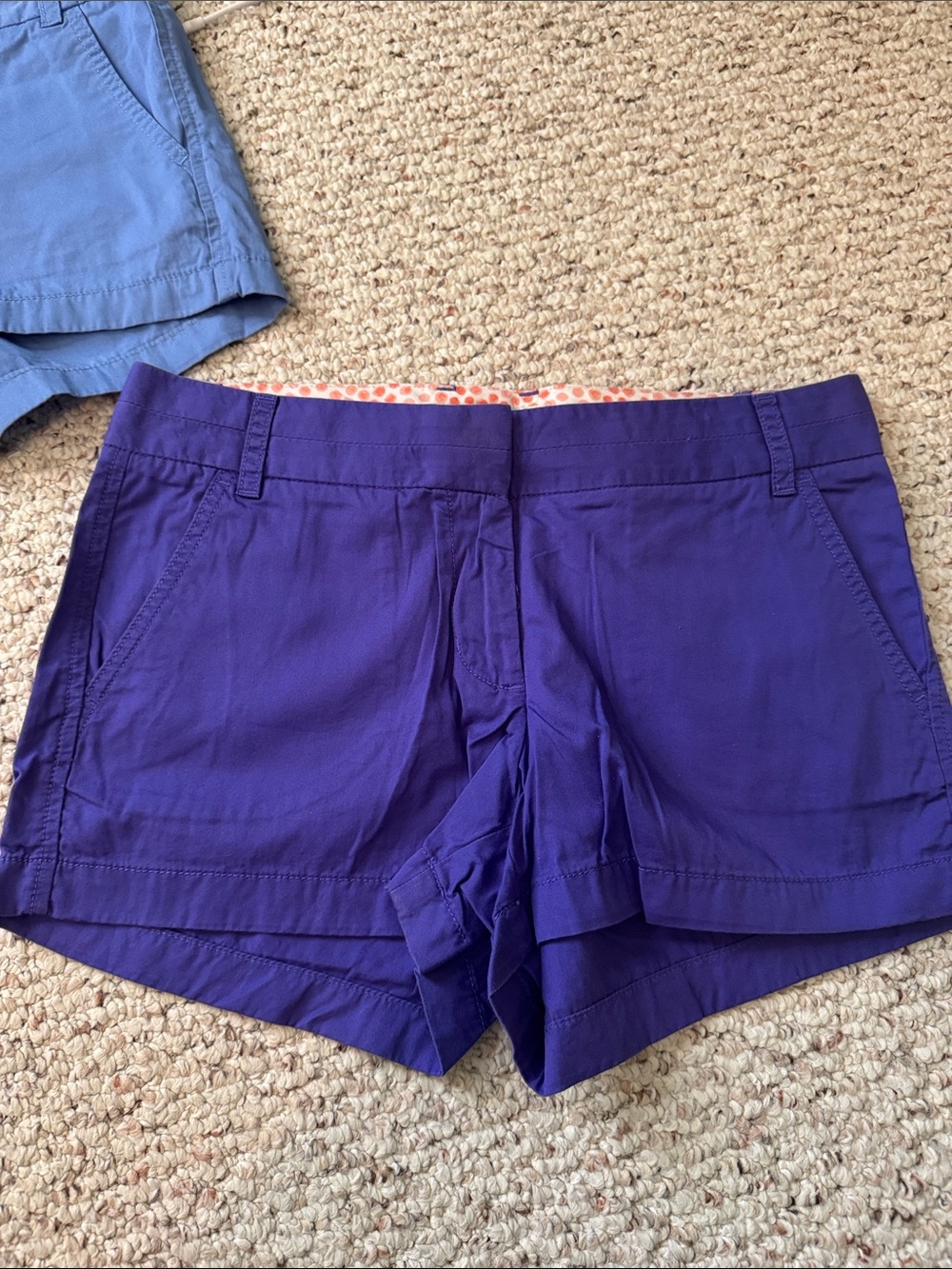 J. Crew Deep Purple Chino Bermuda Shorts